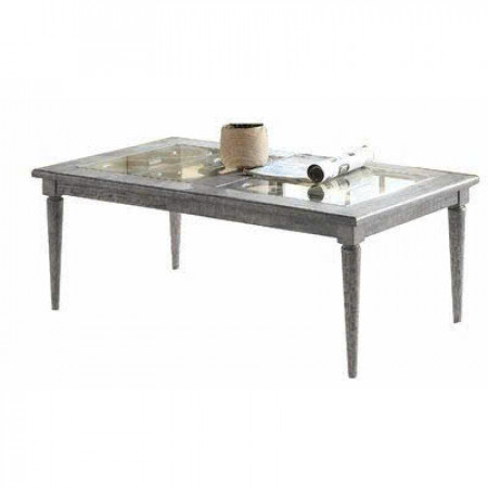 ACM-855 : Bàn Sofa Mặt Kính Cường Lực, Giả Cổ